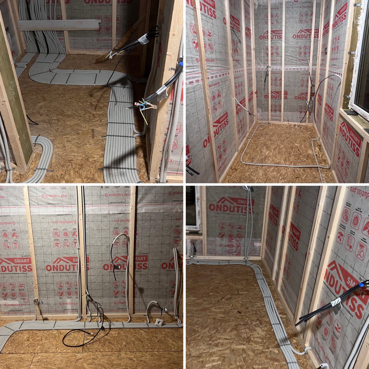 Фото к статье Электрика в каркасном доме 