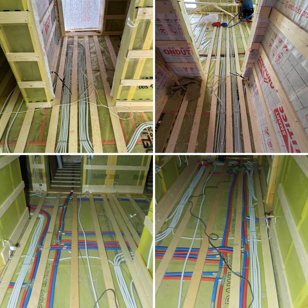 Фото к статье Электрика в каркасном доме 